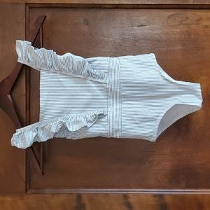 Girls H&M Seersucker Swimsuit